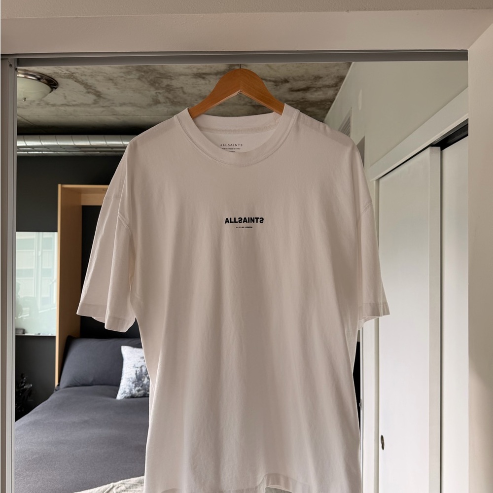 All Saints Classic White Tee